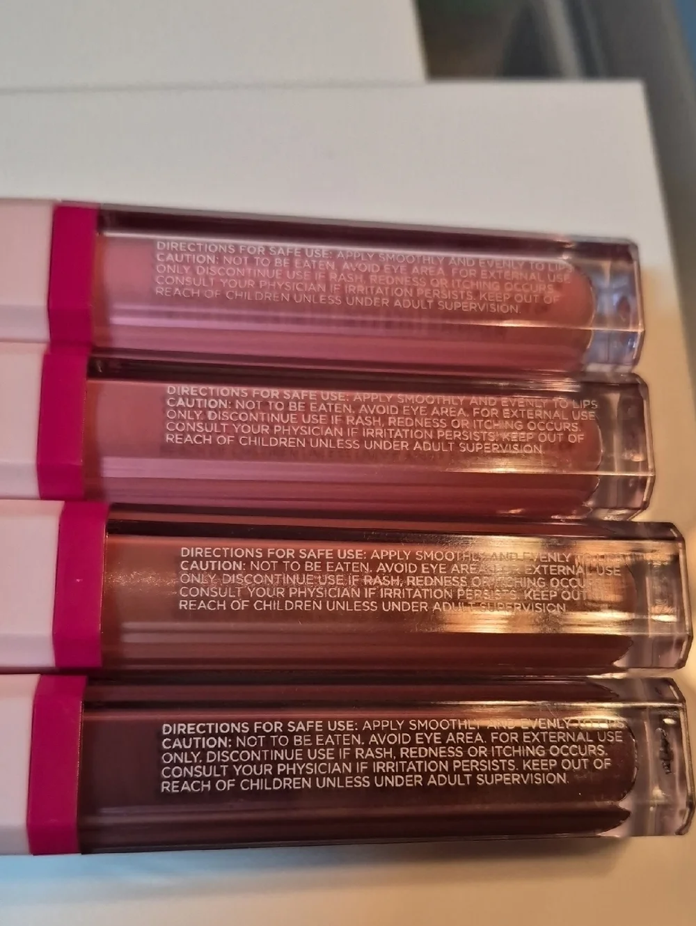 4-Piece Bundle of Juicy Couture Lip Glosses, .14oz Each (FS), Never Opened, NWOB